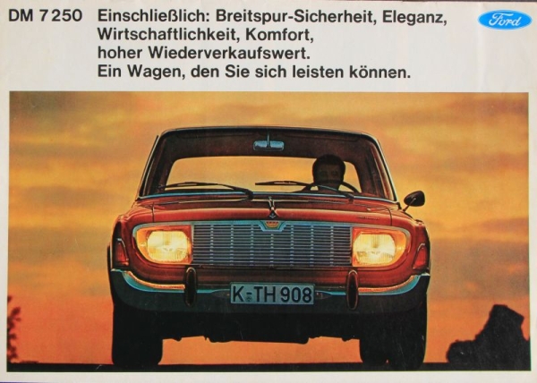 Ford Modelprogram 1967 Carbrochure (4321)